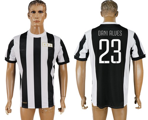 Juventus #23 Dani Alves 120th Anniversary Soccer Club Jersey - Click Image to Close